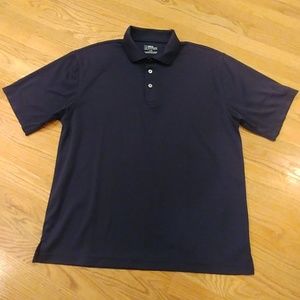 PGA Navy Blue Tour Golf Polo Large